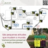 Instalação Ecopontos para descarte de materiais recicláveis